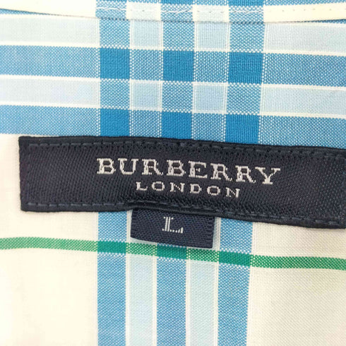 バーバリーロンドン BURBERRY LONDON S/Sチェックシャツ メンズ JPN:L