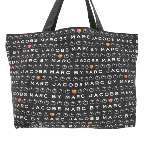 マークバイマークジェイコブス Marc by Marc Jacobs ロゴプリント トートバッグ レディース