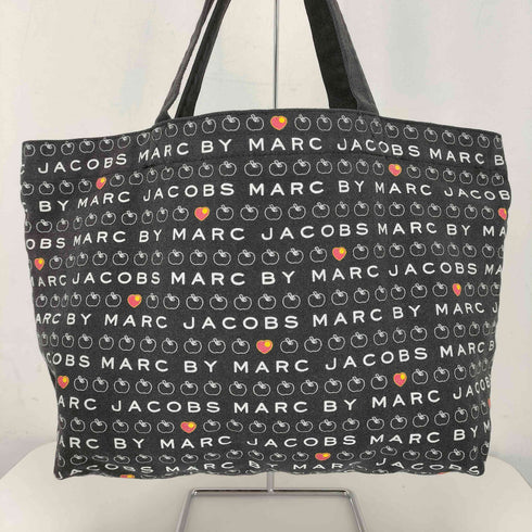 マークバイマークジェイコブス Marc by Marc Jacobs ロゴプリント トートバッグ レディース