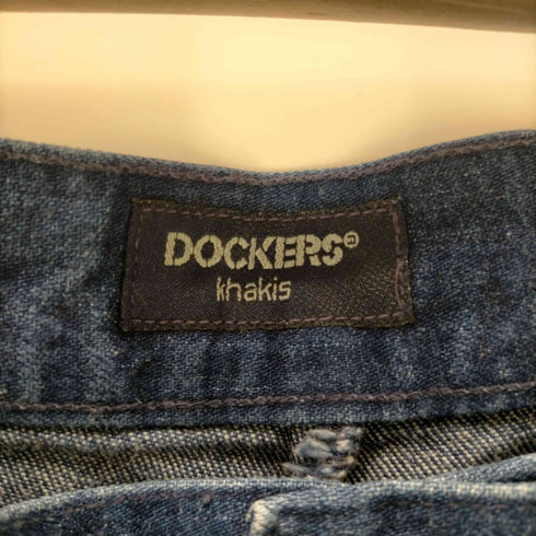 ドッカーズ DOCKERS khakis 00S 2タック ワイド デニム トラウザー スラックス パンツ メンズ