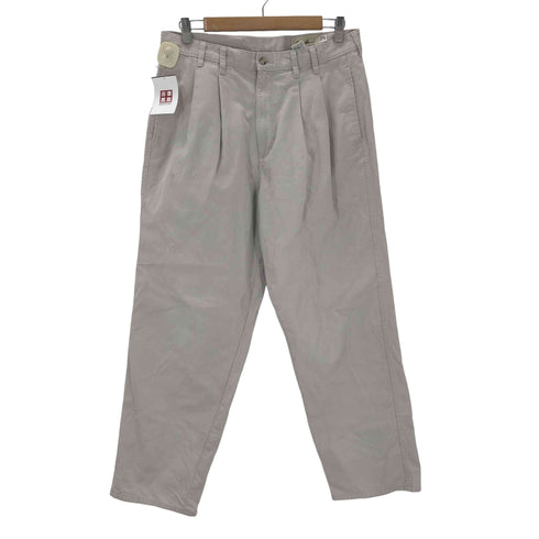 エディーバウアー Eddie Bauer 00S 2タック ワイド コットン チノ トラウザー パンツ メンズ 34×30