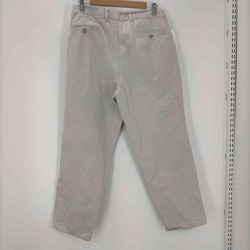 エディーバウアー Eddie Bauer 00S 2タック ワイド コットン チノ トラウザー パンツ メンズ 34×30