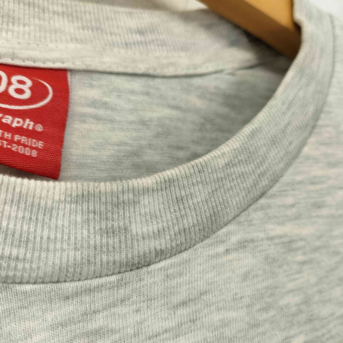 パラグラフ PARAGRAPH 両面プリントロゴ クルーネック ロングスリーブ カットソー メンズ