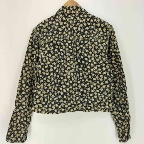 カルバンクラインジーンズ Calvin Klein Jeans フラワープリント ダブルポケット クロップド シャツジャケット レディース import:S