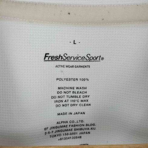 フレッシュサービス Fresh Service TECH SMOOTH CREW NECK メンズ JPN:L