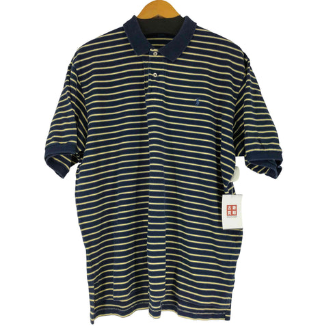 ポロバイラルフローレン Polo by RALPH LAUREN ポニー刺繍ロゴ ボーダー ポロシャツ メンズ import:XL