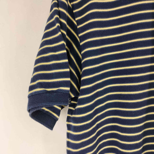ポロバイラルフローレン Polo by RALPH LAUREN ポニー刺繍ロゴ ボーダー ポロシャツ メンズ import:XL