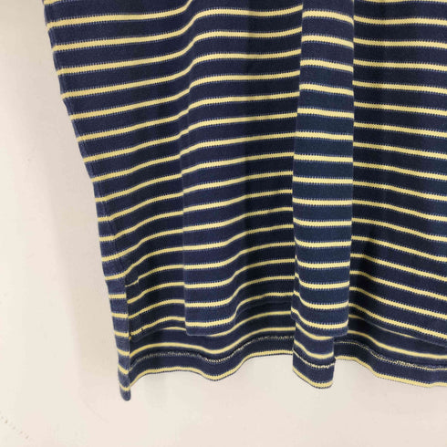 ポロバイラルフローレン Polo by RALPH LAUREN ポニー刺繍ロゴ ボーダー ポロシャツ メンズ import:XL