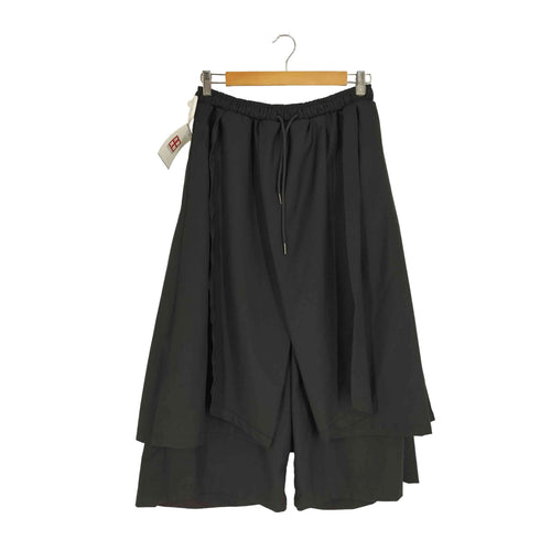 アシメ スカート ワイド クロップド パンツ メンズ