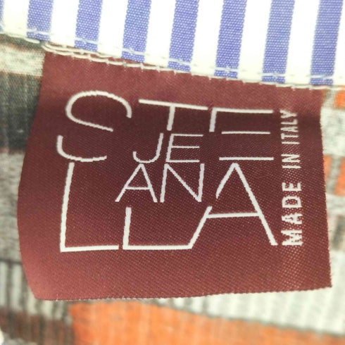 ステラジーン STELLA JEAN イタリア製 切替S/Sシャツ メンズ JPN:48