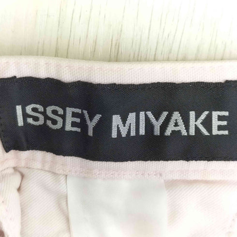 イッセイミヤケ ISSEY MIYAKE 05ss カフェエプロン付 コットン フリンジ フレアパンツ レディース JPN:1