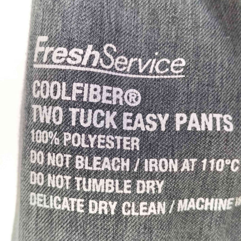フレッシュサービス Fresh Service 24SS COOLFIBER TWO TUCK EASY PANTS メンズ JPN:M