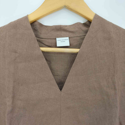 アーバンリサーチドアーズ URBAN RESEARCH DOORS リネンVネックブラウス レディース one