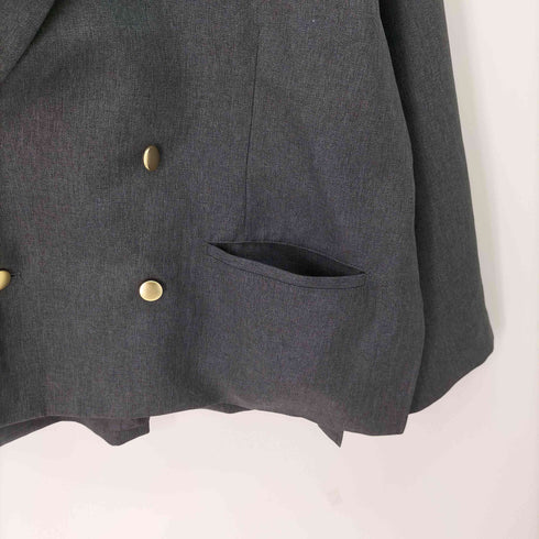 クラシカルエルフ CLASSICAL ELF サイドスリットオーバーサイズ ダブルジャケット レディース JPN:L