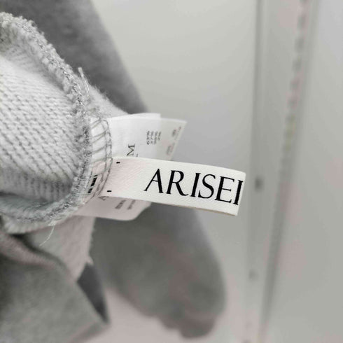 ARISEISM 刺繍ロゴ ジップアップパーカー レディース import:S