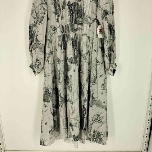 ダーマコレクション DAMA collection フォレスト プリント シャツ ワンピース レディース JPN:13号