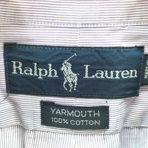 ラルフローレン RALPH LAUREN YARMOUTH ポニー刺繍 ボタンダウンシャツ メンズ 16 32/33