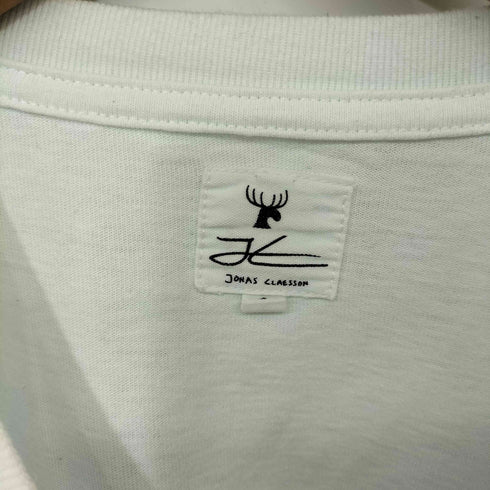 jonas claesson ロゴ刺しゅうバックプリント Tシャツ メンズ JPN:S