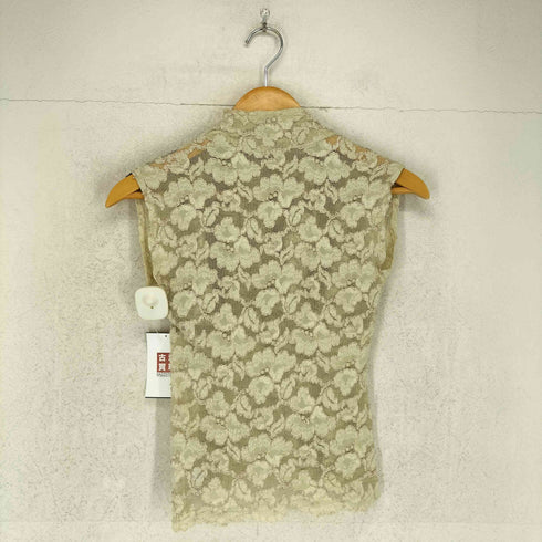 バーニーズニューヨーク BARNEYS NEWYORK 刺繍メッシュトップス レディース S