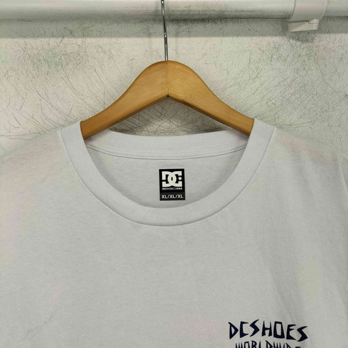ディーシー DC SKATE SKULL LS/DC袖&バックプリント長袖ロンT メンズ import:XL