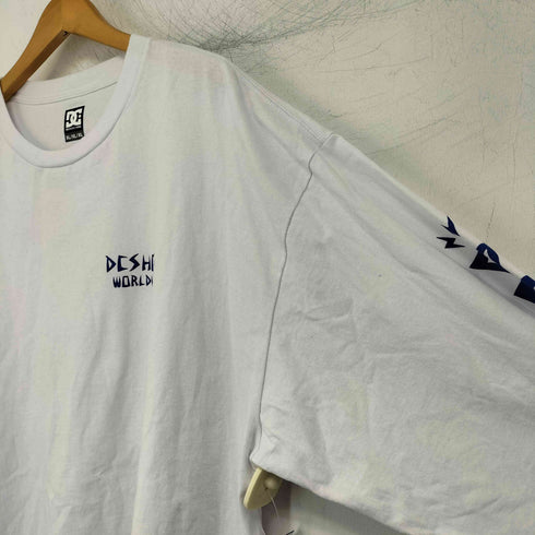 ディーシー DC SKATE SKULL LS/DC袖&バックプリント長袖ロンT メンズ import:XL