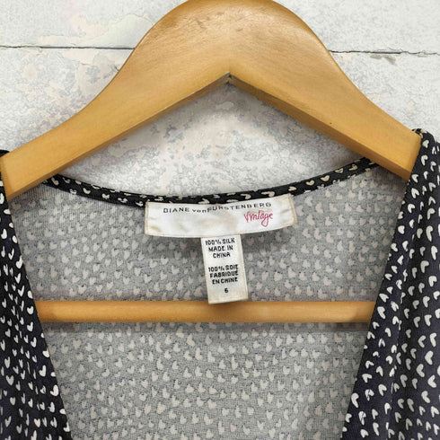 ダイアンフォンファステンバーグ DIANE VON FURSTENBERG vintage ハートデザインロングカーディガン レディース 6