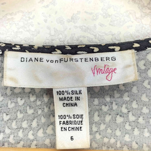 ダイアンフォンファステンバーグ DIANE VON FURSTENBERG vintage ハートデザインロングカーディガン レディース 6