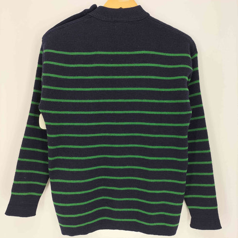 70-80s PURE NEW WOOL ボーダー マリンニット メンズ