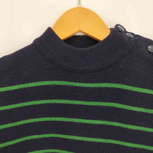 70-80s PURE NEW WOOL ボーダー マリンニット メンズ