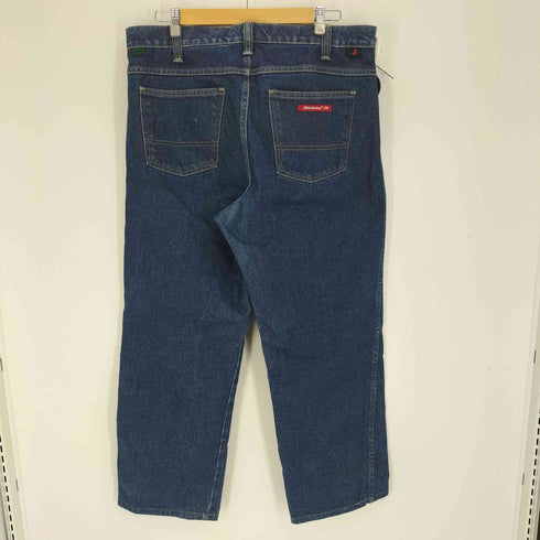 ディッキーズ Dickies ×INDURA FR 濃紺 インディゴ ジップフライ ワイドストレート デニム パンツ メンズ FR:36-38