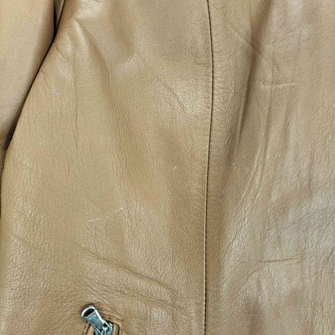 ADRIMAR real leather リアルレザージップジャケット レディース 46