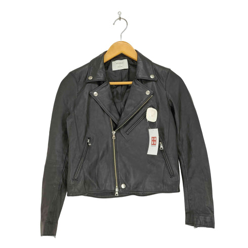 ステュディオス STUDIOUS lamb leather ラムレザーダブルライダースジャケット レディース 1