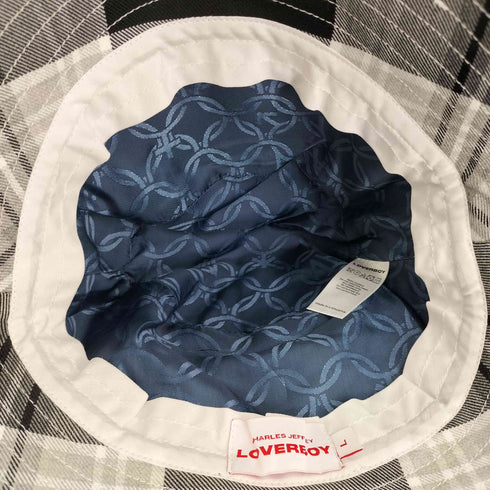 チャールズジェフリーラバーボーイ CHARLES JEFFREY LOVERBOY SHADOW TARTAN BUCKET HAT メンズ L