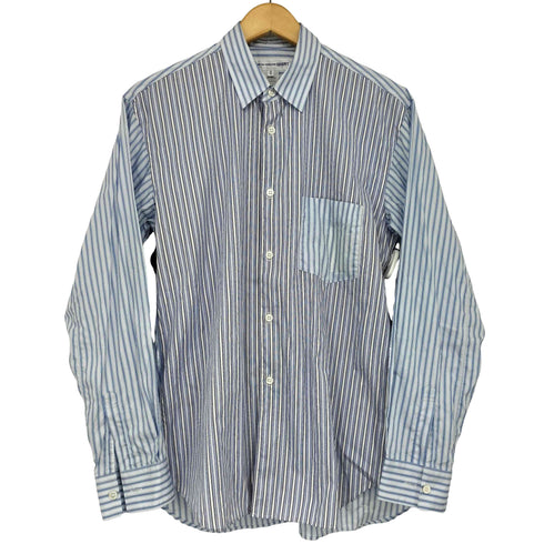 コムデギャルソンシャツ COMME des GARCONS SHIRT 19AW 切替ストライプシャツ クレイジーパターン メンズ JPN:XS