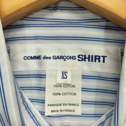 コムデギャルソンシャツ COMME des GARCONS SHIRT 19AW 切替ストライプシャツ クレイジーパターン メンズ JPN:XS