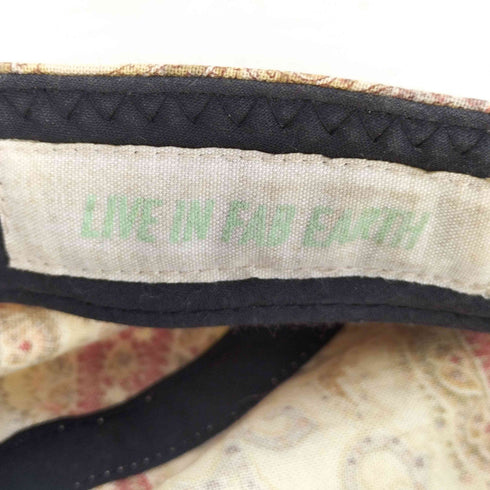 リブインファブアースライフ L.I.F.E LIVE IN FAB EARTH ペイズリー柄 ジェット キャップ メンズ