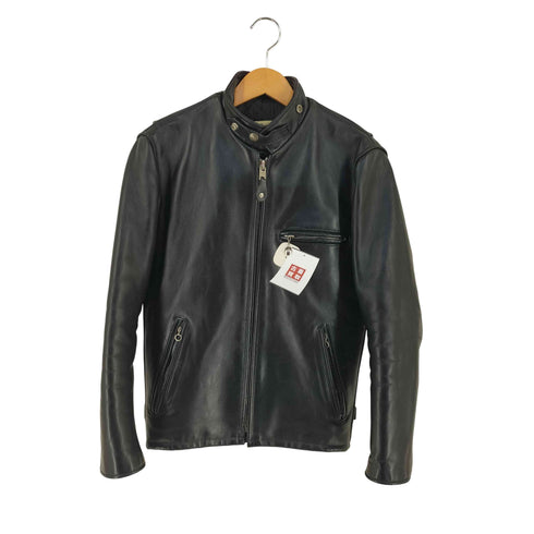 ショット Schott USA製 HORSEHIDE シングルライダースジャケット メンズ 34