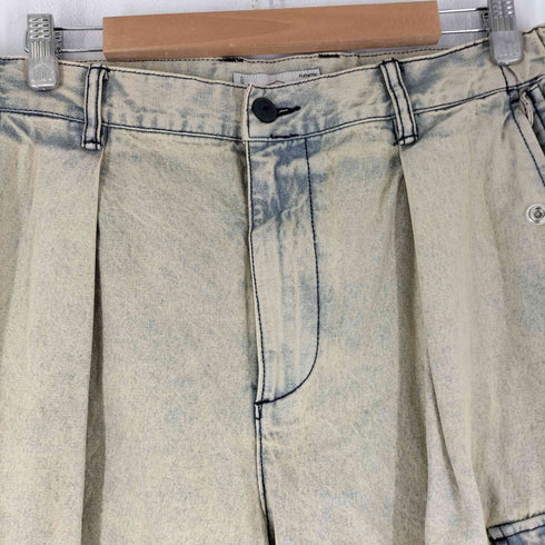 レイジブルー RAGEBLUE ワイドデニムカーゴパンツ メンズ JPN:L