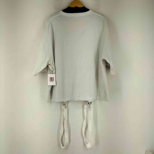 Classical Origin 垂らすだけで差別化。脱着式ベルトデザインショート丈Tシャツ メンズ JPN:L