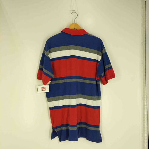 ポロバイラルフローレン Polo by RALPH LAUREN スモールポニー刺繍 ボーダー 鹿の子 ポロシャツ メンズ