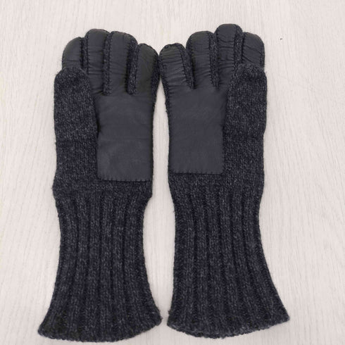 ジバンシィ GIVENCHY レザー切替ニットグローブ メンズ