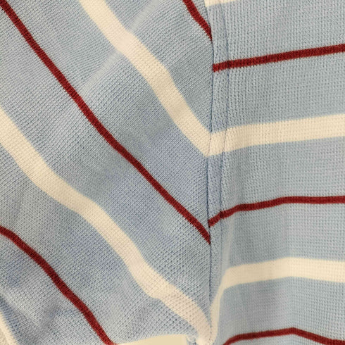 トミーヒルフィガー TOMMY HILFIGER 90S~00S ボーダー 鹿の子 ポロシャツ メンズ import:L