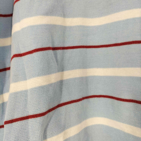 トミーヒルフィガー TOMMY HILFIGER 90S~00S ボーダー 鹿の子 ポロシャツ メンズ import:L