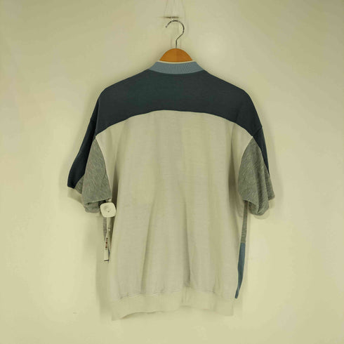 ナイツブリッジ KNIGHTSBRIDGE アームライン ヘンリーネック Tシャツ メンズ import:L