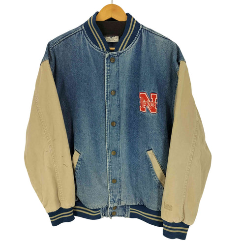 リー Lee SPORTS 90S カレッジロゴ デニム スタジャン メンズ import:L