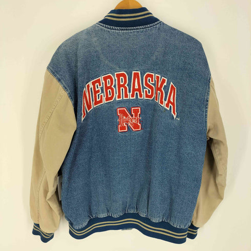 リー Lee SPORTS 90S カレッジロゴ デニム スタジャン メンズ import:L