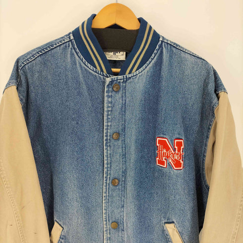 リー Lee SPORTS 90S カレッジロゴ デニム スタジャン メンズ import:L