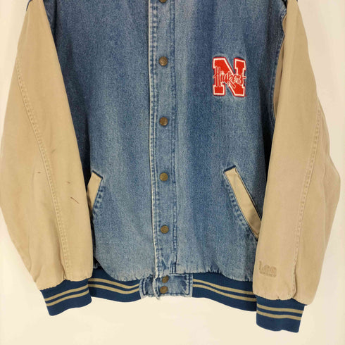 リー Lee SPORTS 90S カレッジロゴ デニム スタジャン メンズ import:L