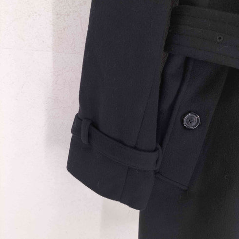 バーバリーロンドン BURBERRY LONDON WOOL&CASHMERE カシミヤ混 ウールピーコート メンズ EUR:44