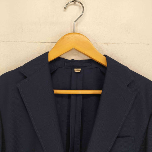 バーバリーロンドン BURBERRY LONDON 金ボタン 紺ブレ 2Bテーラードジャケット メンズ EUR:44